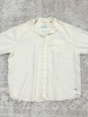 Tommy Bahama 100% linen button up shirt